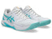 1042A236-102 Asics Women's Gel-Dedicate 8 Pickleball Shoes (White/Energy Aqua)