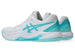 1042A236-102 Asics Women's Gel-Dedicate 8 Pickleball Shoes (White/Energy Aqua)