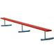 Permanent 21-Foot Bench w/o Back - Red