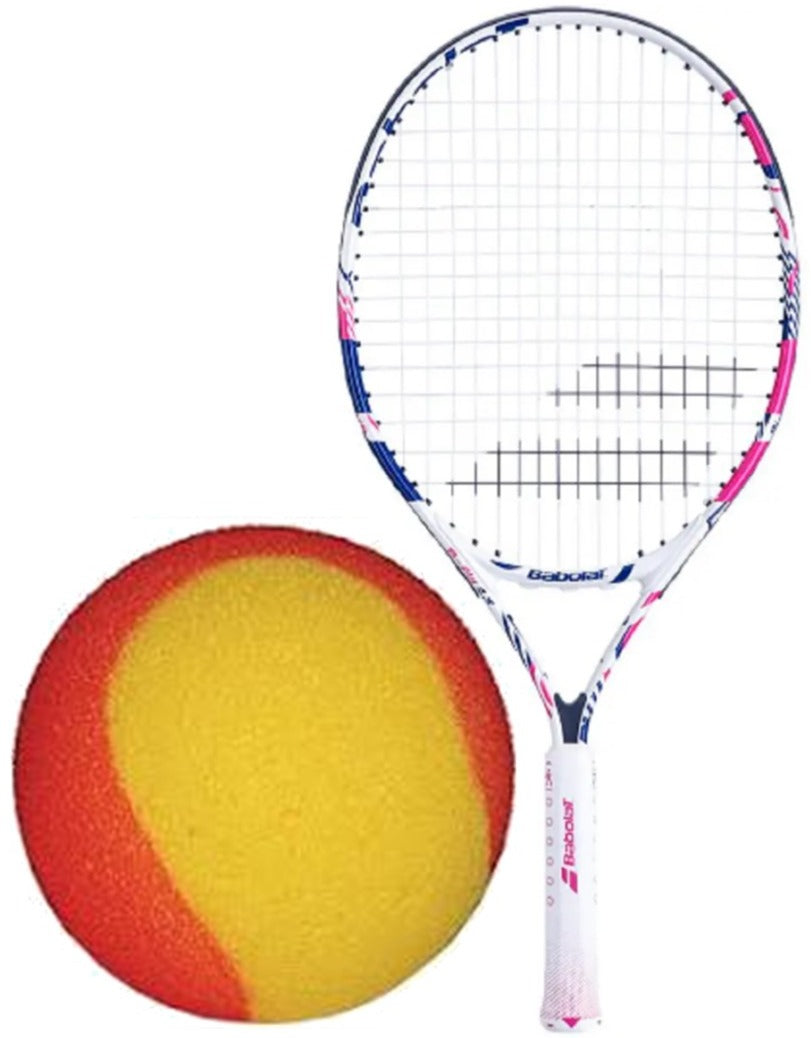 BFly-RedFoam Babolat B’Fly Junior Tennis Racquet bundled w 3 Red Foam Tennis Balls
