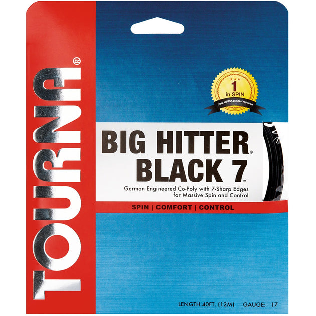 Tourna Big Hitter Black 7 17g Tennis BHBK7-17 String (Set)