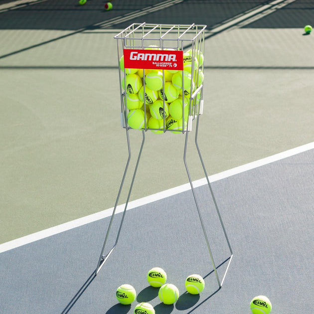 BHHR1 Gamma Hi-Rise 75 Silver Tennis Ballhopper