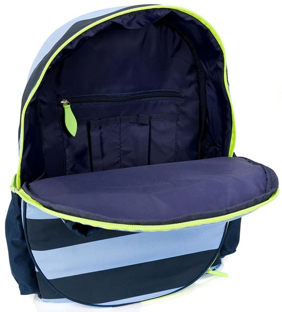 BLTBP319 Ame & Lulu Big Love Tennis Backpack (Navy Blue Stripes)