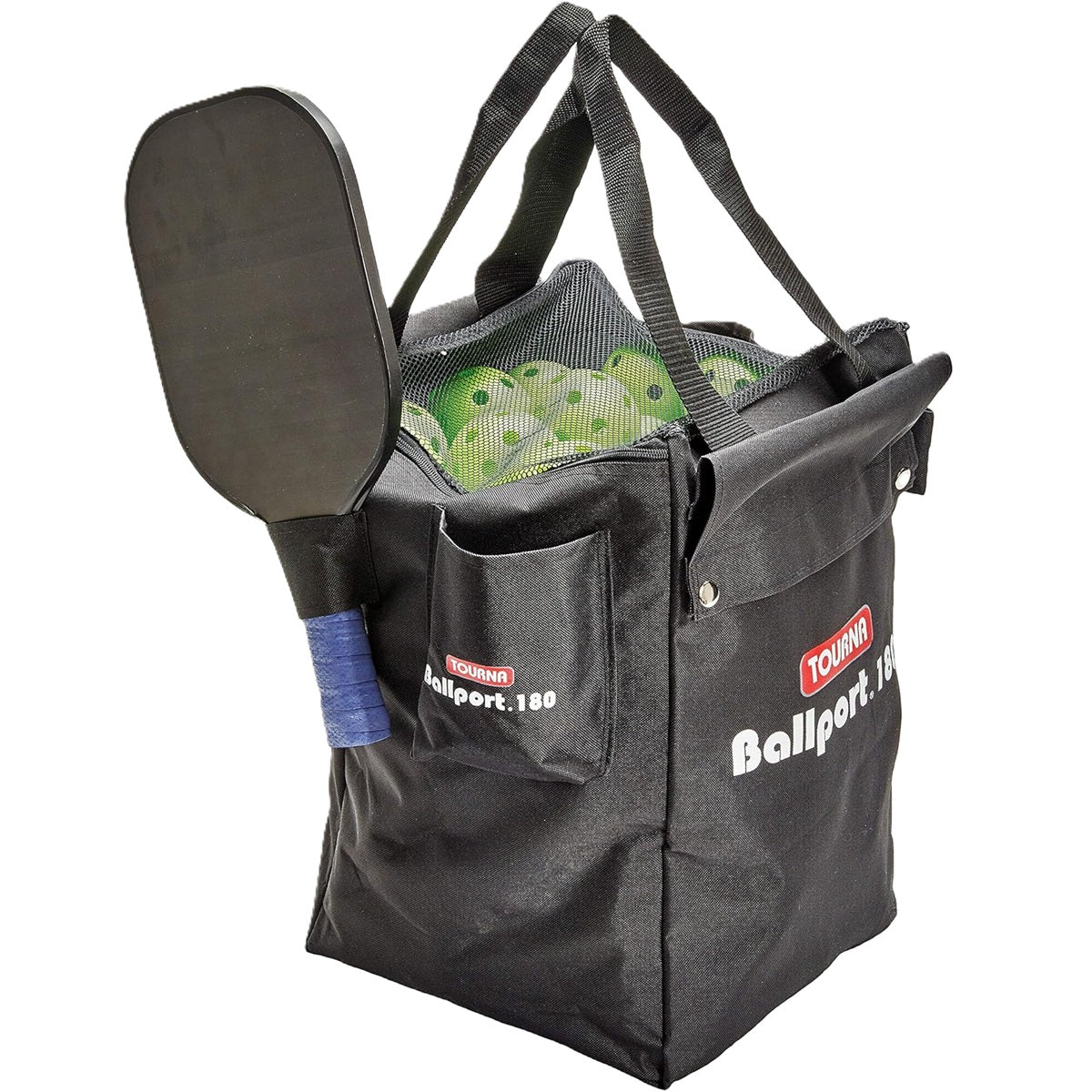 BP-180B Tourna Ballport 180 Travel Cart – Tennis and Pickleball Extra Bag