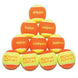 BQ6036 QuickStart 60 Orange Felt Tennis Training Balls with Slogans