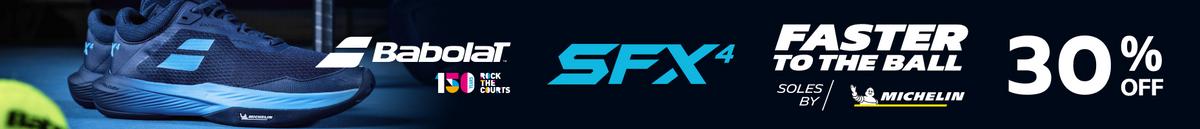 Babolat SFX4 & Evo Court Shoes banner