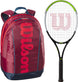 BladeFeelJr-WR8023803001U Wilson Blade Feel Junior Tennis Racquet + Backpack (Red/Infrared)