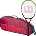 BladeFeelJr-WR8023903001U Wilson Blade Feel Junior Tennis Racquet + 3pk Bag (Red/Infrared) BladeFeelJr-WR8023901001U Wilson Blade Feel Junior Tennis Racquet + 3pk Bag (Grey/Red)