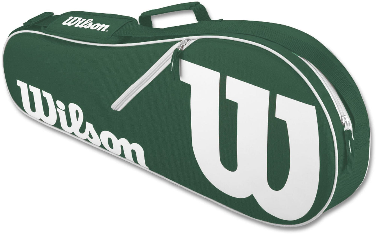 WR8005203001-OG-Ball-BNDL Wilson Advantage II Tennis Bag (Green/White) + 3 Overgrips + 3 Tennis Balls
