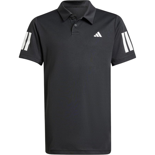 CABP5R_Adidas_Boys_Club_3-Stripes_Tennis_Polo_Black