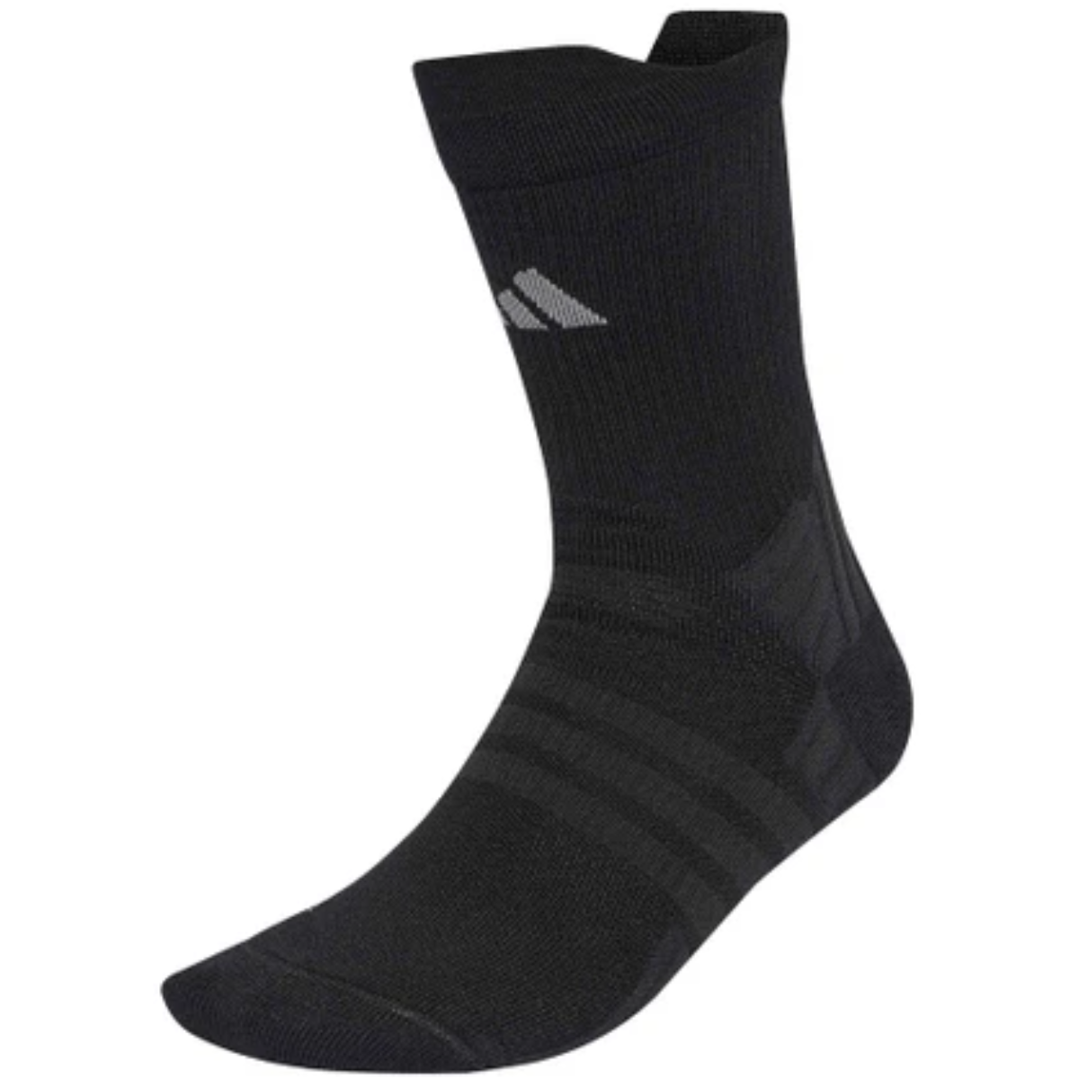 CADS5C-BLK_Adidas_Mens_Crew_Tennis_Socks_Black_Grey