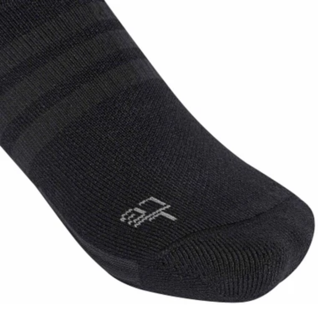 CADS5C-BLK_Adidas_Mens_Crew_Tennis_Socks_Black_Grey