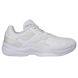 A white Nox Pro tennis shoe shown from a side profile view against a plain white background.