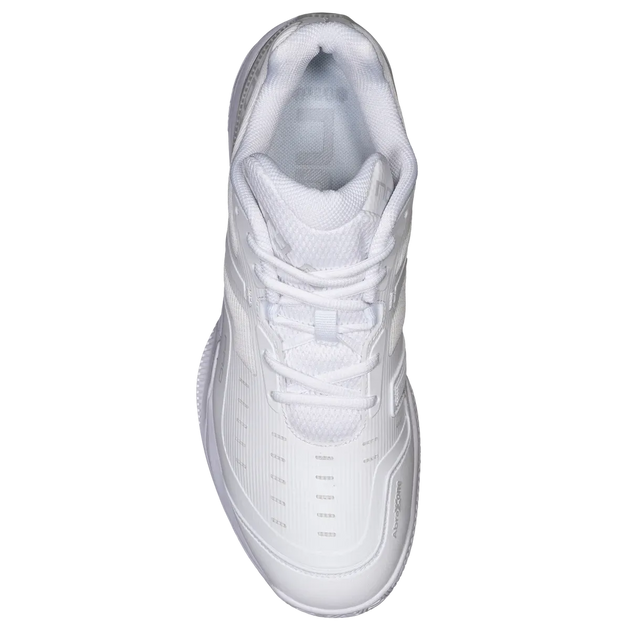 A white Nox Pro tennis shoe shown against a plain white background.