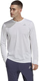 HB7456 Adidas Men's Own The Run Long Sleeve Tennis Training Tee (White)