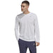 HB7456 Adidas Men's Own The Run Long Sleeve Tennis Training Tee (White)