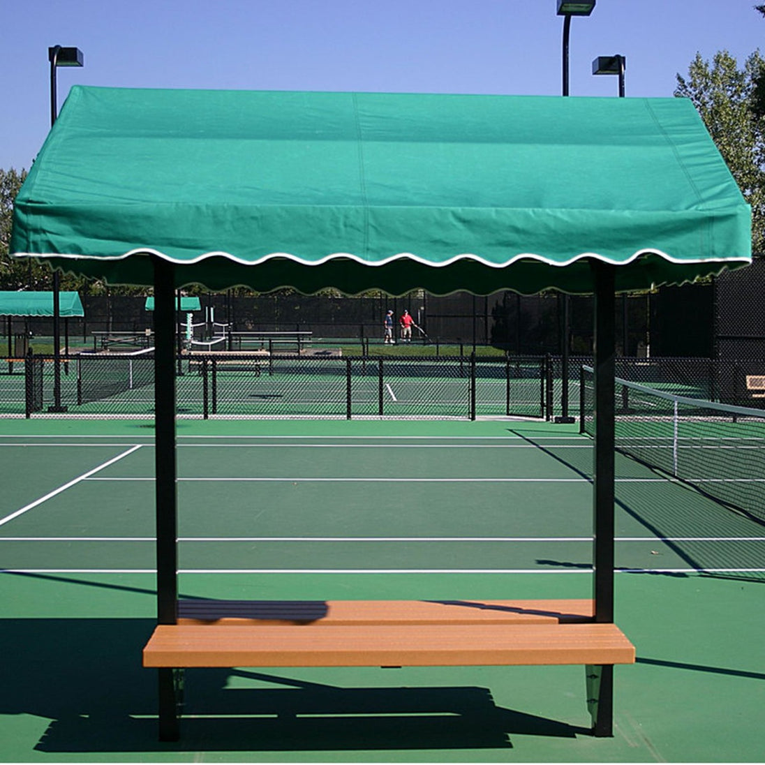 SunTrends 10 ft Flat Cabana Bench - Surface Mount