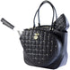 CC-CSQ-BK Court Couture Cassanova Studded Quilted Tennis & Pickleball Bag (Black)