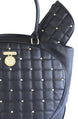 CC-CSQ-BK Court Couture Cassanova Studded Quilted Tennis & Pickleball Bag (Black)