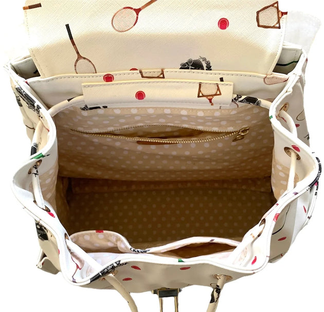 CC-HAM-MN Court Couture Hampton Tennis & Pickleball Backpack (Monogram)