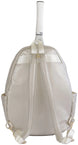 CC-MQA-CH Court Couture Monaco Quilted Argyle Tennis & Pickleball Backpack Sling Bag (Champagne)