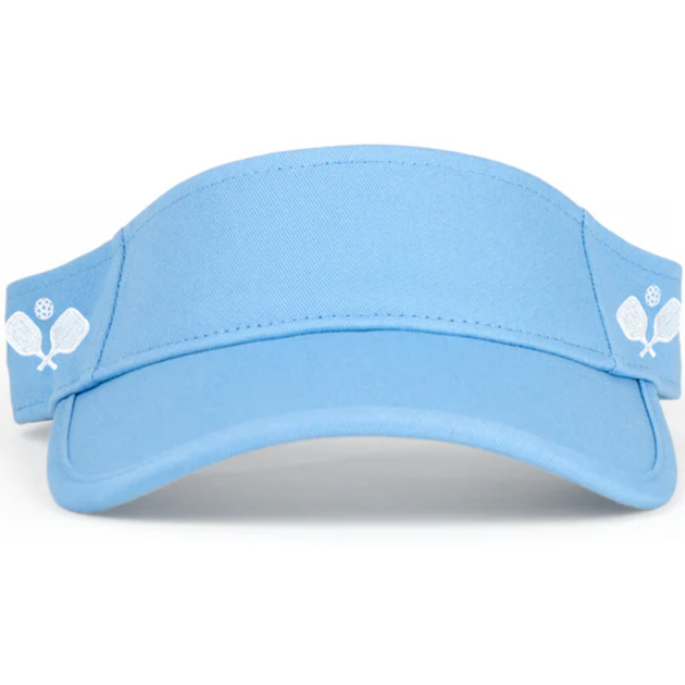 CCV174_Ame_Lulu_Womens_Country_Club_Visor_Light_Blue