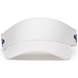 CCV208_Ame_Lulu_Womens_Country_Club_Tennis_Visor_Crossed_Racquets_White