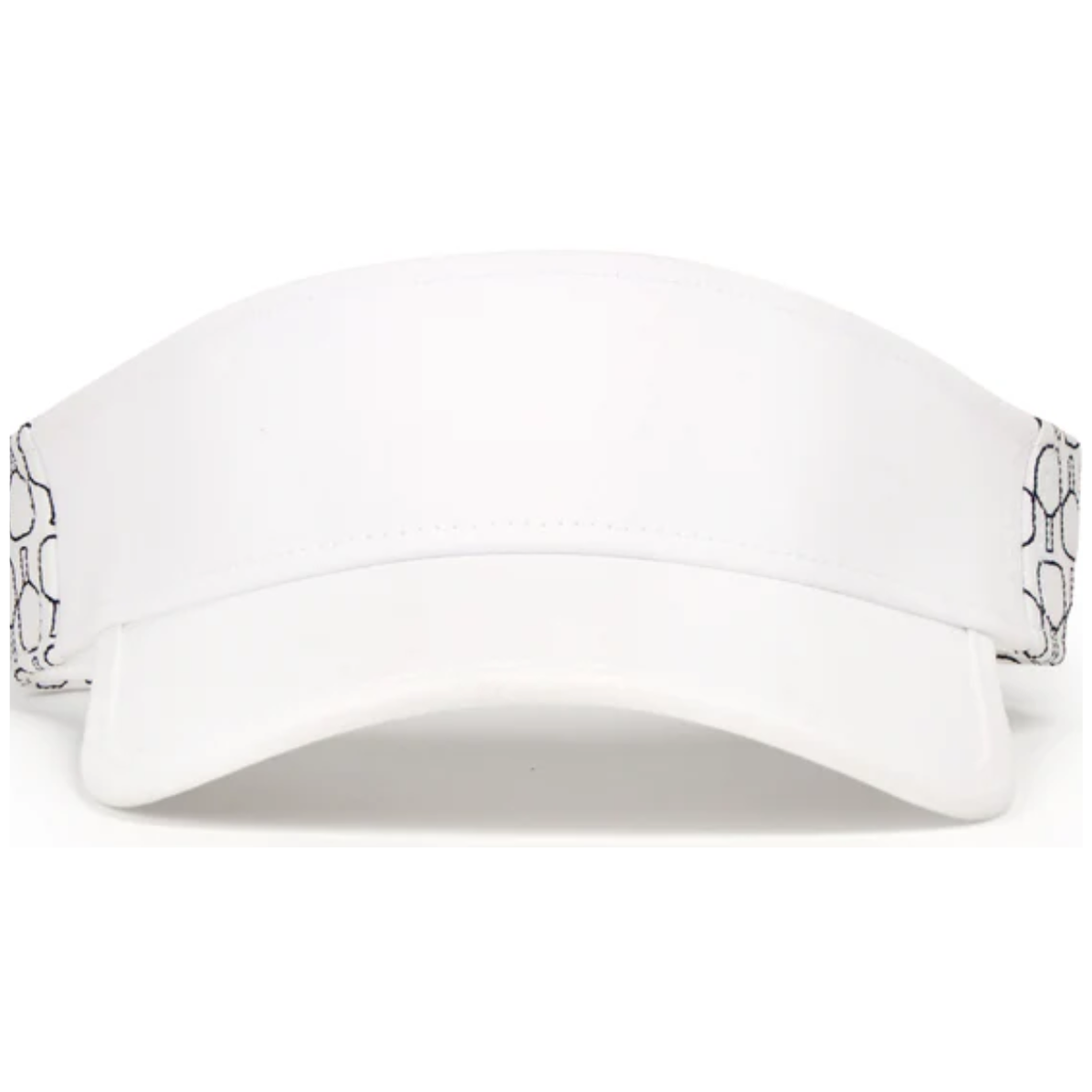CCV336_Ame_Lulu_Womens_Country_Club_Visor_Navy_Quilted_Paddles