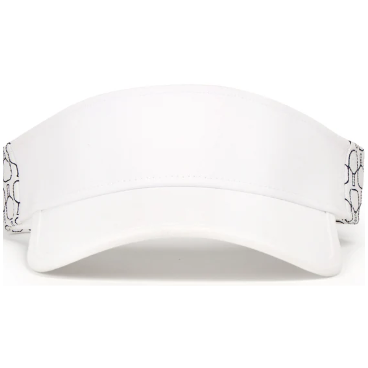 CCV336_Ame_Lulu_Womens_Country_Club_Visor_Navy_Quilted_Paddles