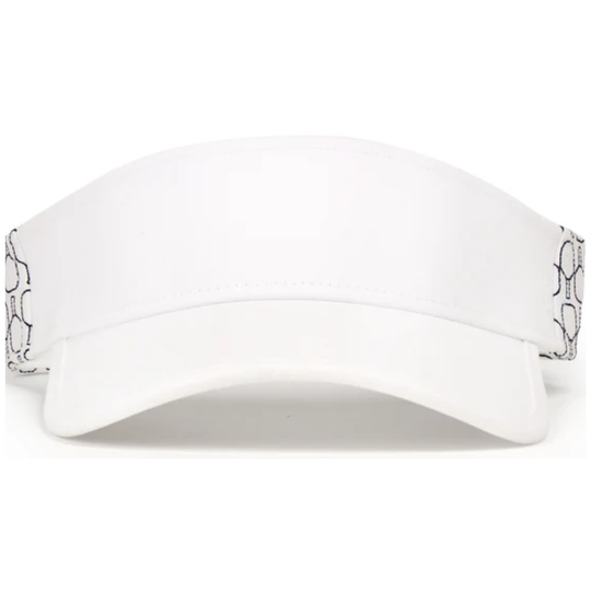 CCV336_Ame_Lulu_Womens_Country_Club_Visor_Navy_Quilted_Paddles