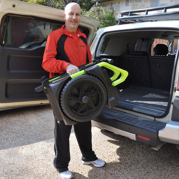 CETH OnCourt OffCourt Tomohopper Portable Tennis Ball Mower