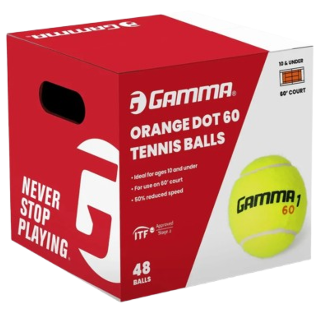 COD6011_Gamma_Orange_Dot_Tournament_60_Tennis_Balls