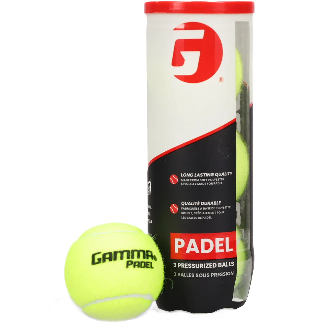 CPZPD10-Case Gamma Pressurized Padel Balls - Case (72 Balls)
