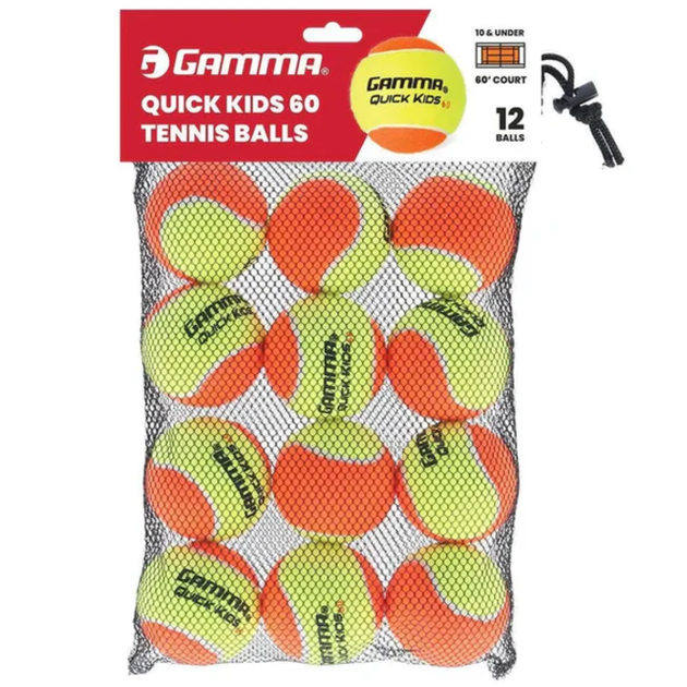 CQK6010_Gamma_Quick_Kids_60_Court_Tennis_Balls_Bag