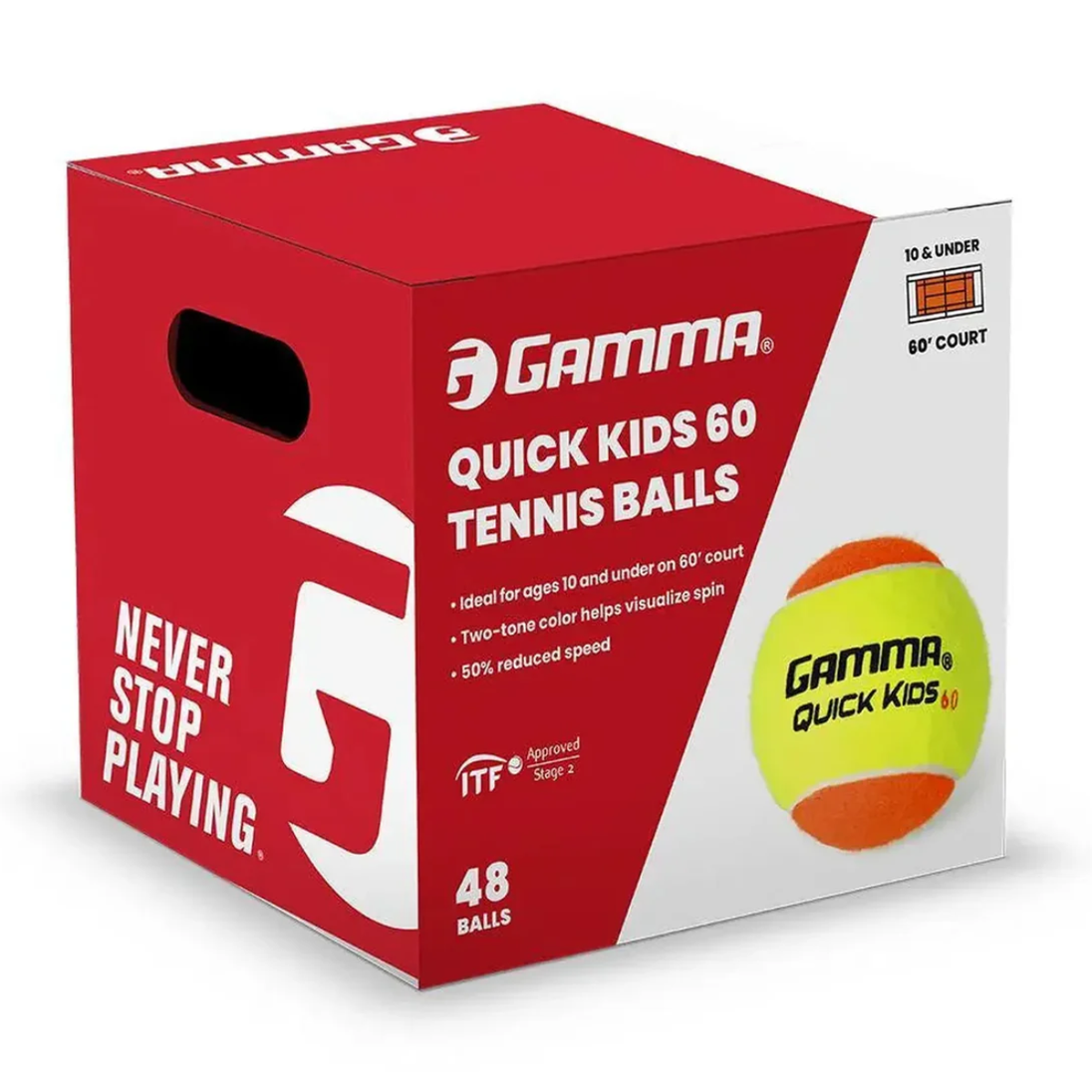 CQK6011_Gamma_Quick_Kids_60_Court_Tennis_Balls
