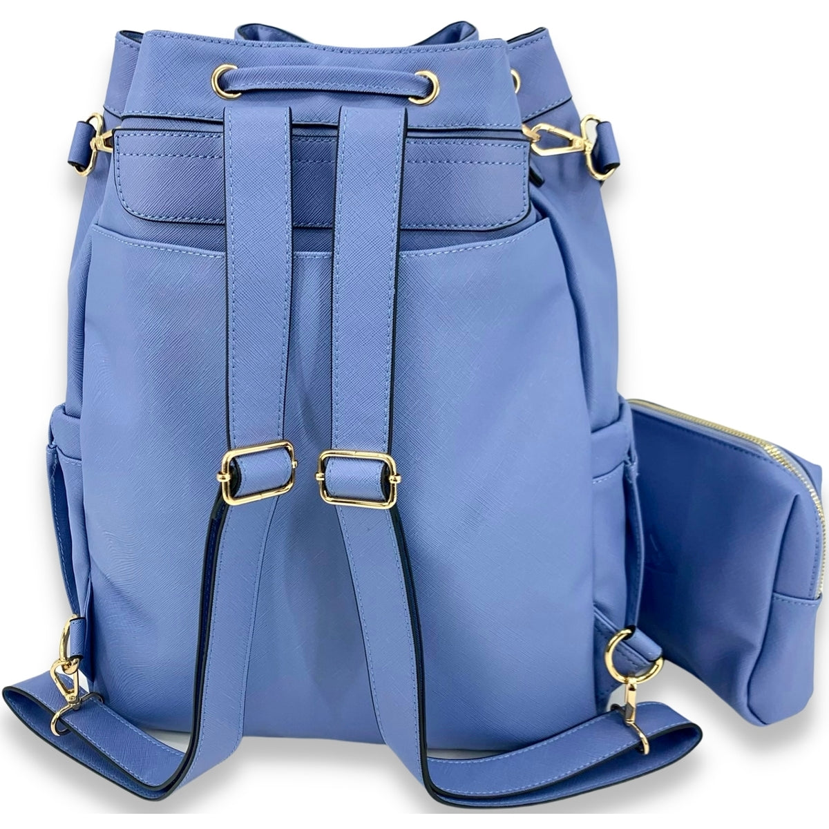 DRBGBLU NiceAces Women's DARA Vegan Leather Tennis Bag (Periwinkle)
