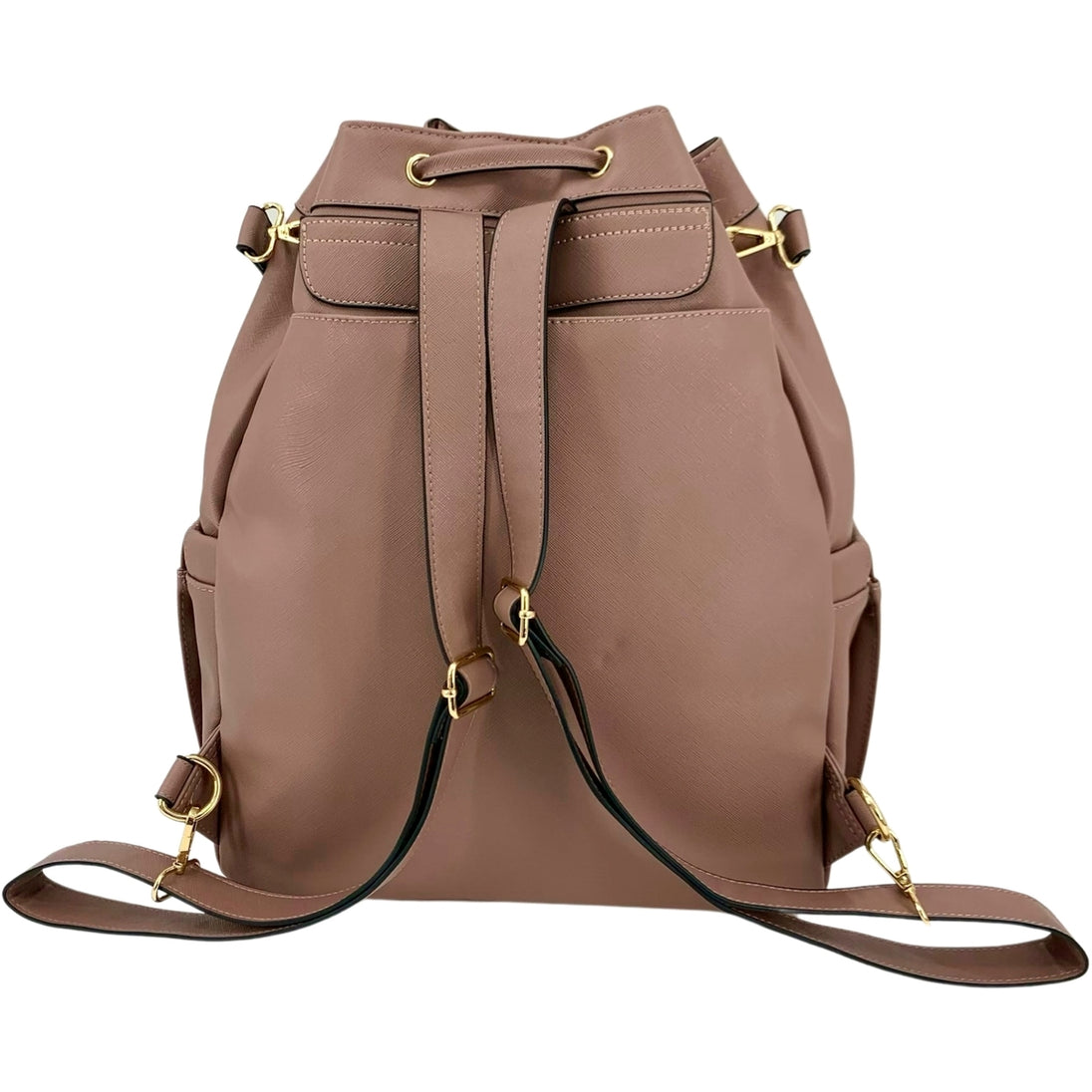 DRBGMVE NiceAces Women's DARA Vegan Leather Tennis Bag (Mauve)