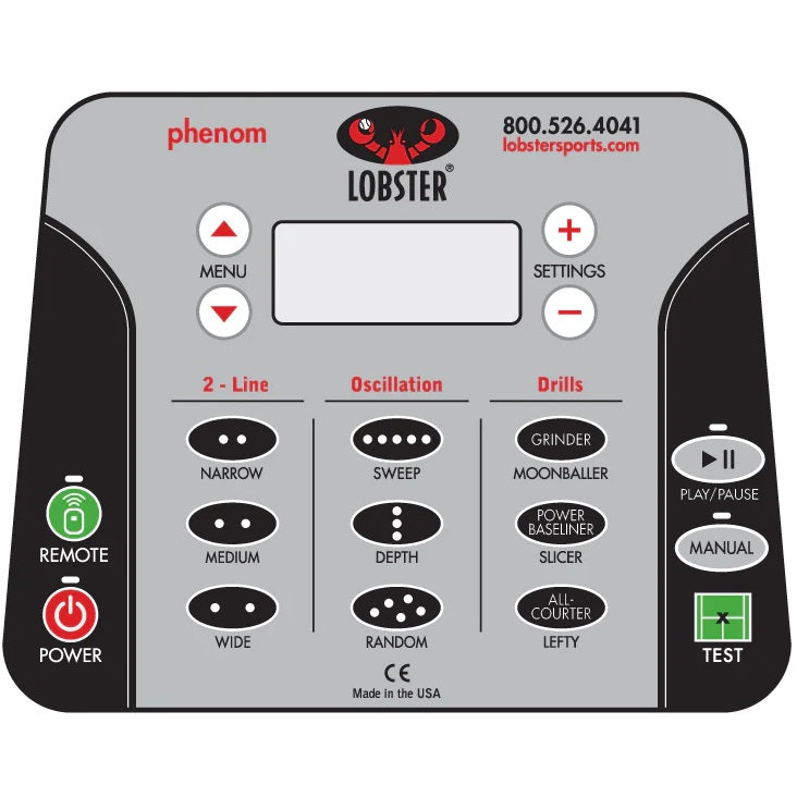 Lobster Phenom Electric Tennis Ball Machine