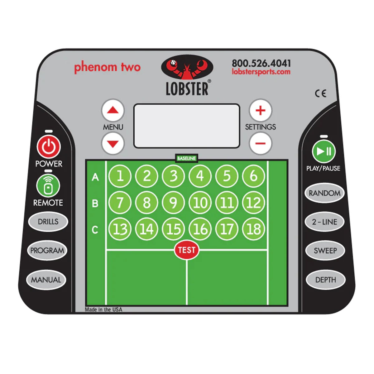 Lobster Phenom Two Electric Ball Machine