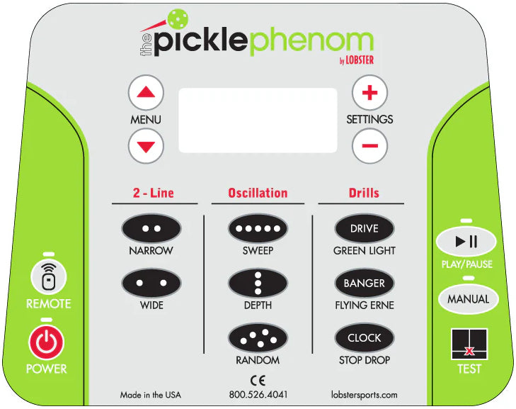EC0P Lobster Pickle Phenom® Pickleball Machine