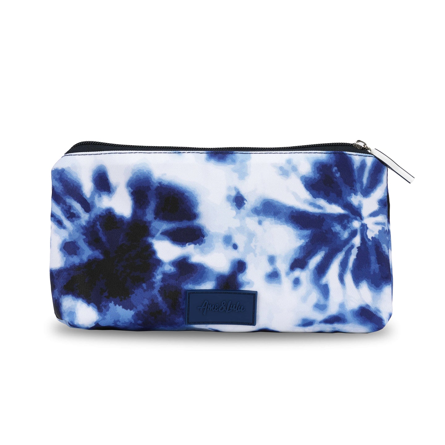 Ame & Lulu Everyday Tennis Pouch (Navy Tie Dye) back