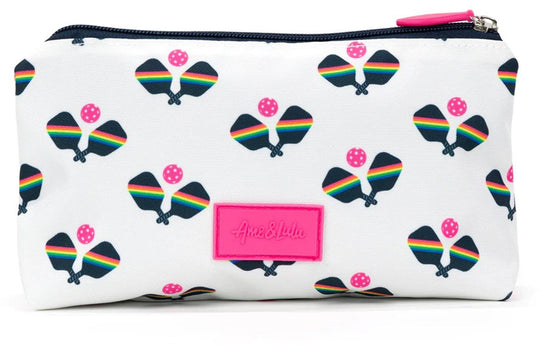 EDP271 Ame & Lulu Everyday Pickleball Pouch (Rainbow Paddles)