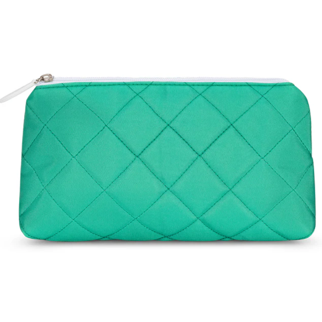 EDP339_Ame_Lulu_Everyday_Tennis_Pouch_Quilted_Jade