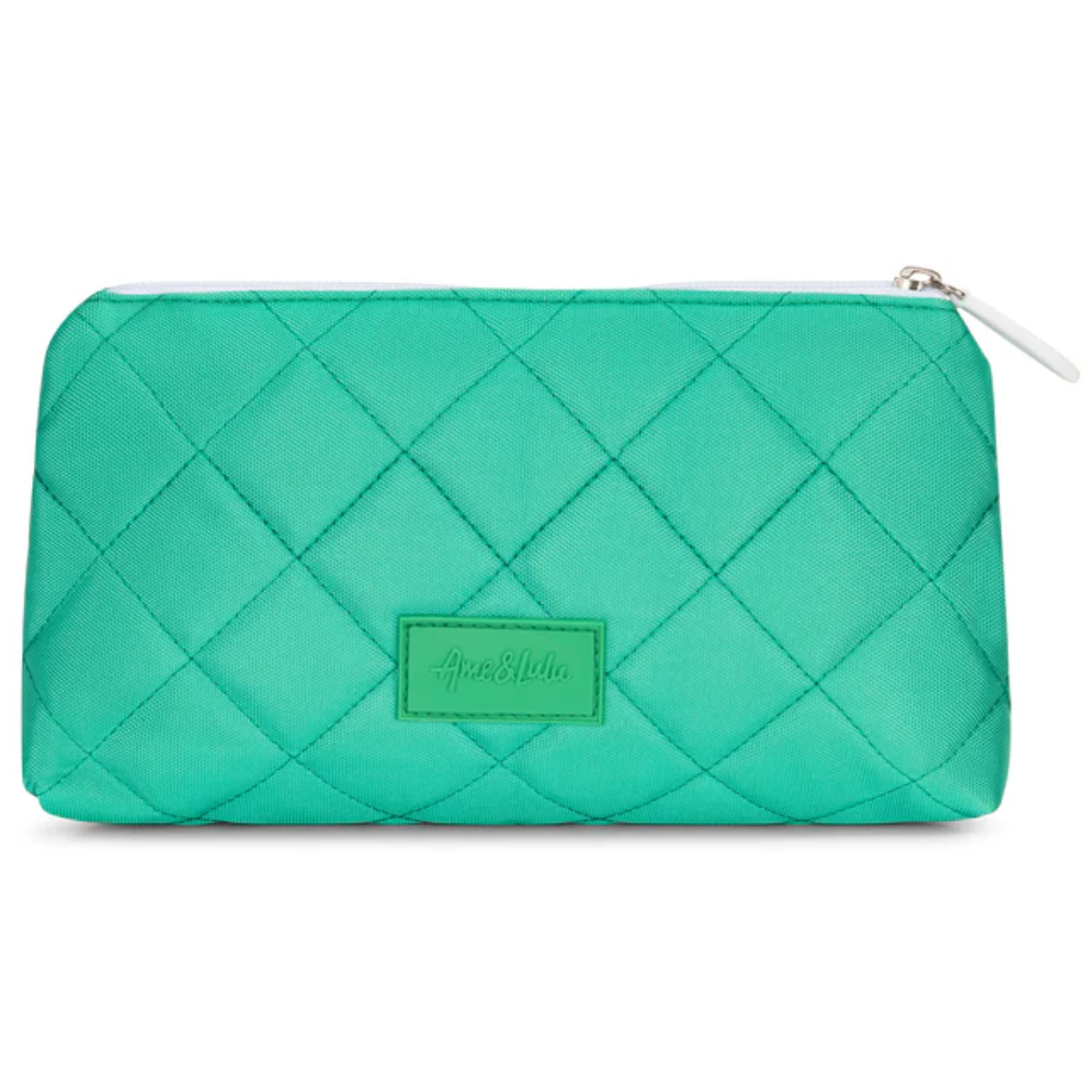 EDP339_Ame_Lulu_Everyday_Tennis_Pouch_Quilted_Jade