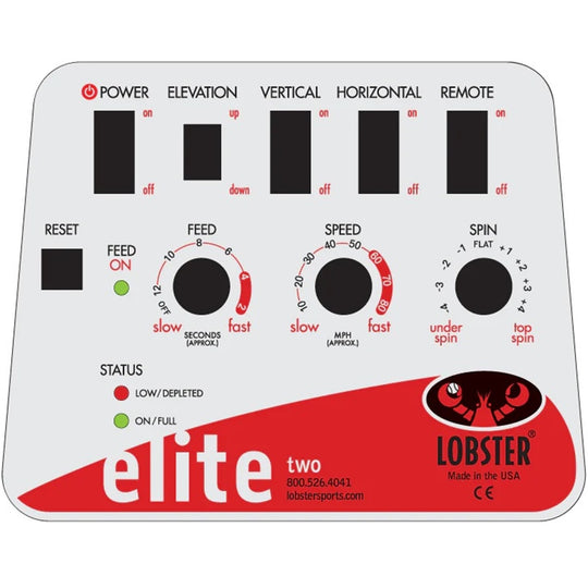 EL02 Lobster Elite Two Tennis Ball Machine