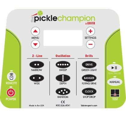 ELOP3 Lobster The Pickle Champion - Portable Pickleball Machine