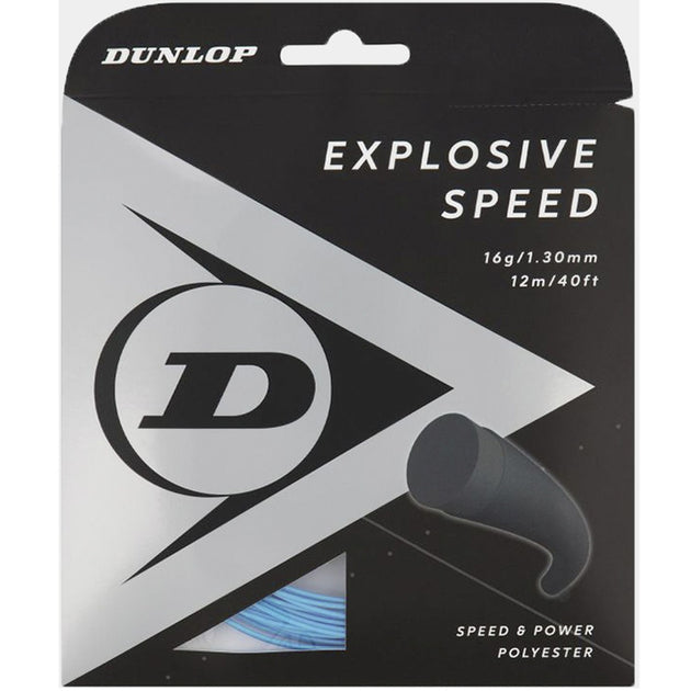 ESS16-BLU Dunlop Explosive Speed Blue 16g Tennis String (Set)