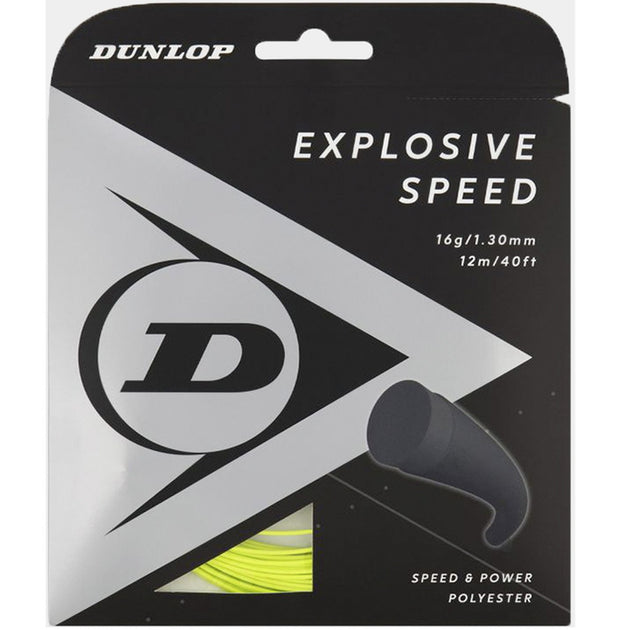 ESS16-YLW Dunlop Explosive Speed Yellow 16g Tennis String (Set)
