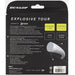 ETRS16-SLV Dunlop Explosive Tour Silver 17g Tennis String (Set)