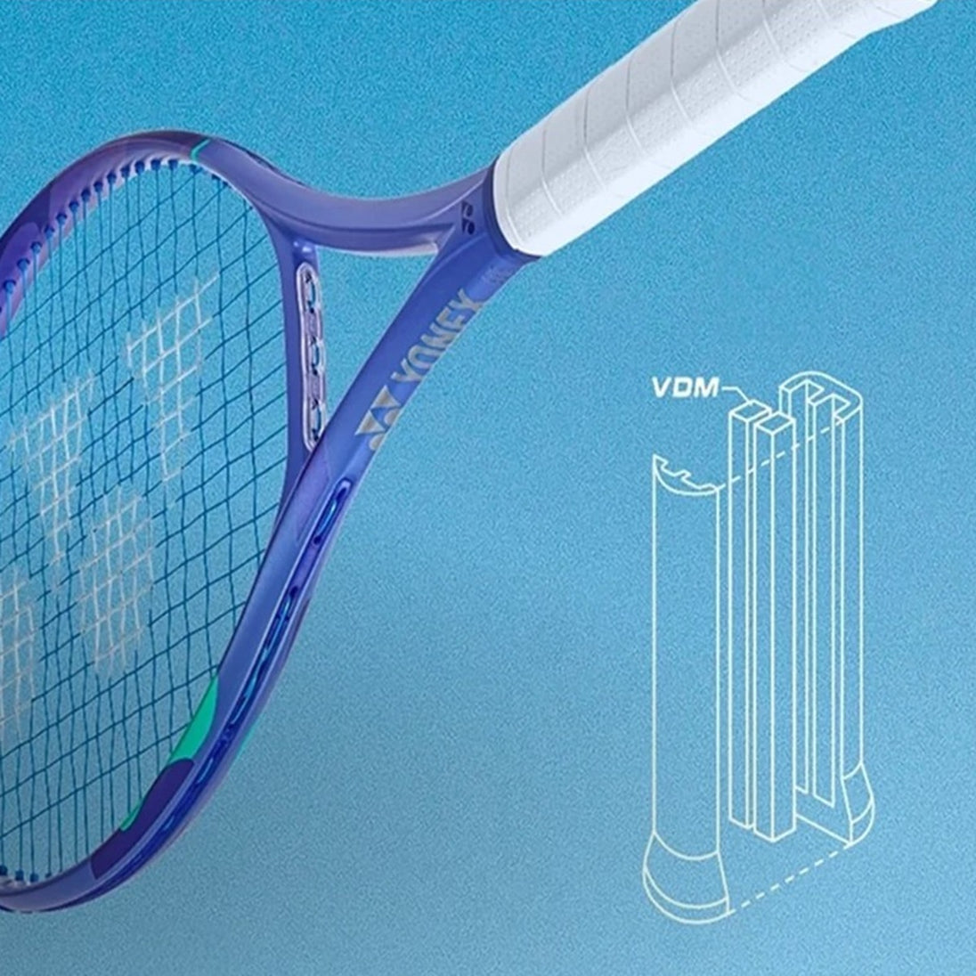 EZ08APSL Yonex EZONE Alpha SL Blast Blue Tennis Racquet